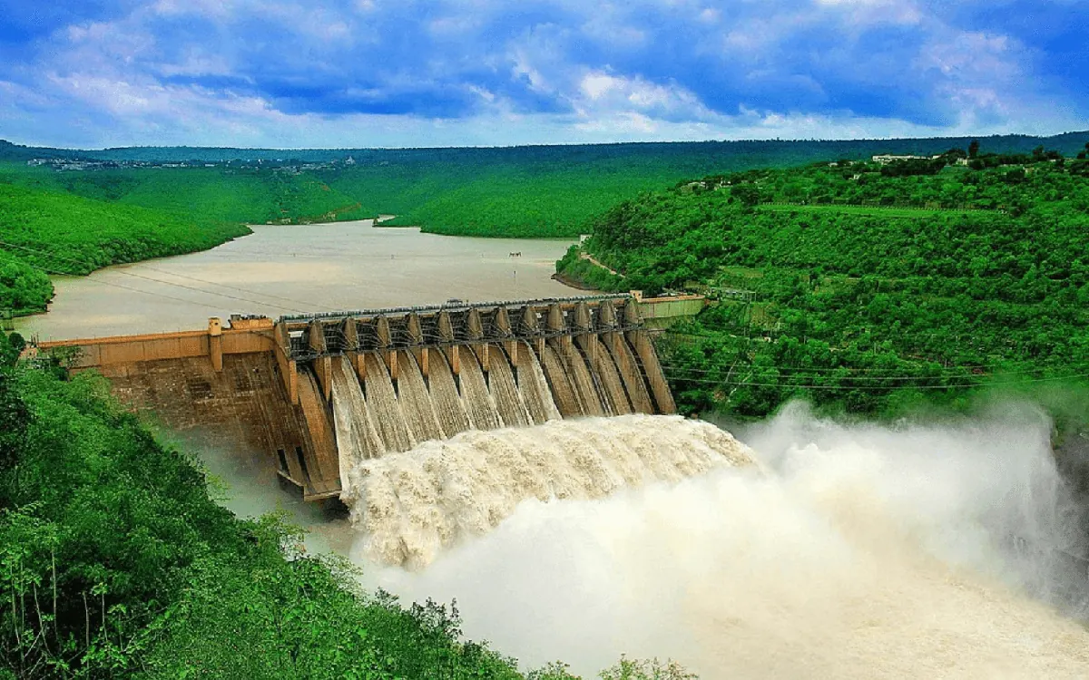 Srisailam Dam viewpoint